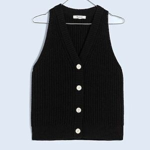 NWT Madewell Cutaway Sweater Vest